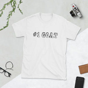 #1 GOAT unisex t-shirt (Greatest of all time)