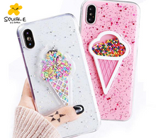 3D Ice Cream iPhoneX, 6, 7, 8 plus  case (3 colors)