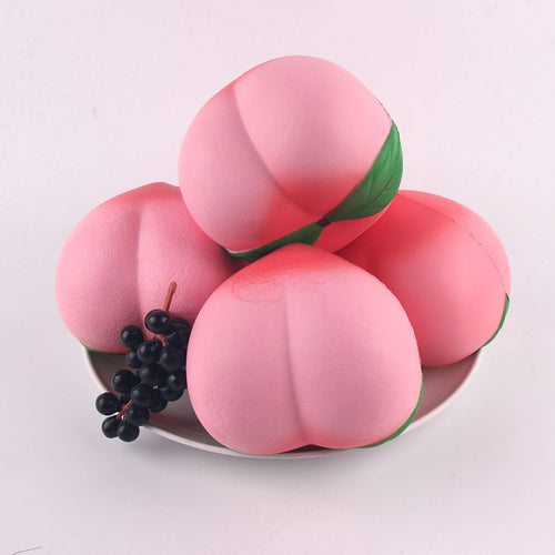 Jumbo Squish-E Slow Rising Peach (2 sizes available)