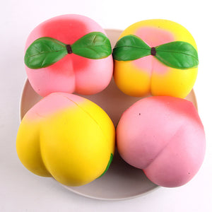 Jumbo Squish-E Slow Rising Peach (2 sizes available)