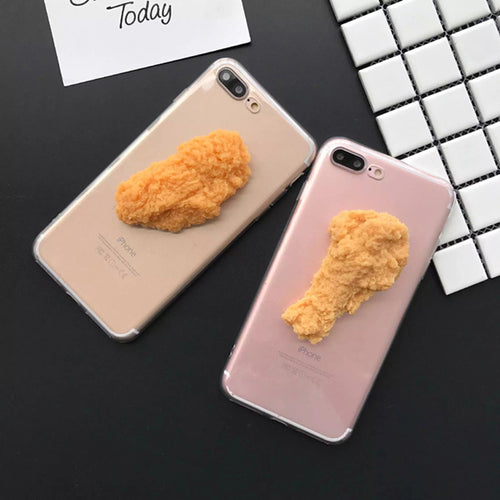 3D cool food iPhone case 6 7 plus. (6 designs)