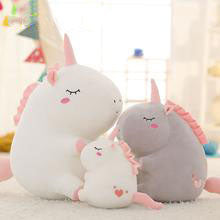 chubby unicorn plush toys (3 sizes)