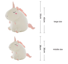 chubby unicorn plush toys (3 sizes)