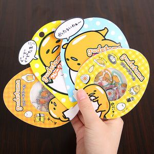 180 PCS (3 pack) Japanese Lazy Egg Series Transparent Stickers