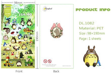 1 sheet Japanese  animals cartoon stickers